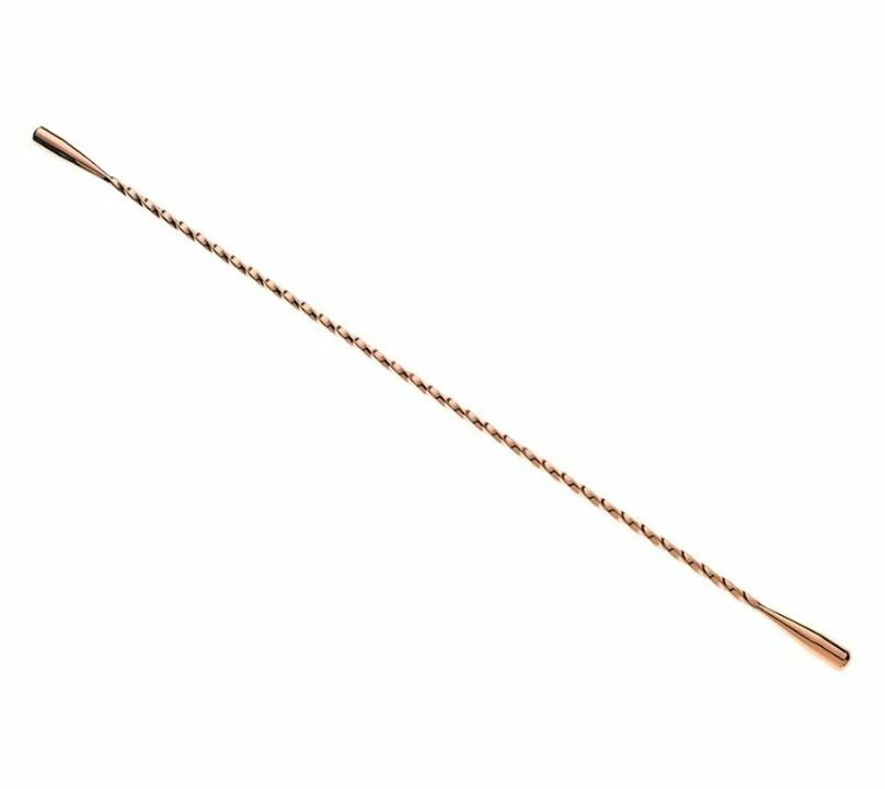 Mercer Barfly 13" Stainless Steel Double Ended Stirrer | Antique Copper 1 Mercer Barfly 13" Stainless Steel Double Ended Stirrer | Antique Copper