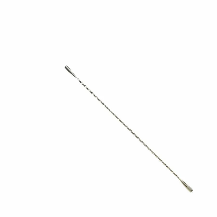 Mercer Barfly 17" Stainless Steel Double Ended Stirrer | Stainless Steel 1 Mercer Barfly 17" Stainless Steel Double Ended Stirrer | Stainless Steel