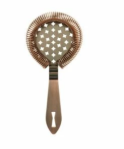 Mercer Barfly Classic Hawthorne Spring Bar Strainer | Antique Copper