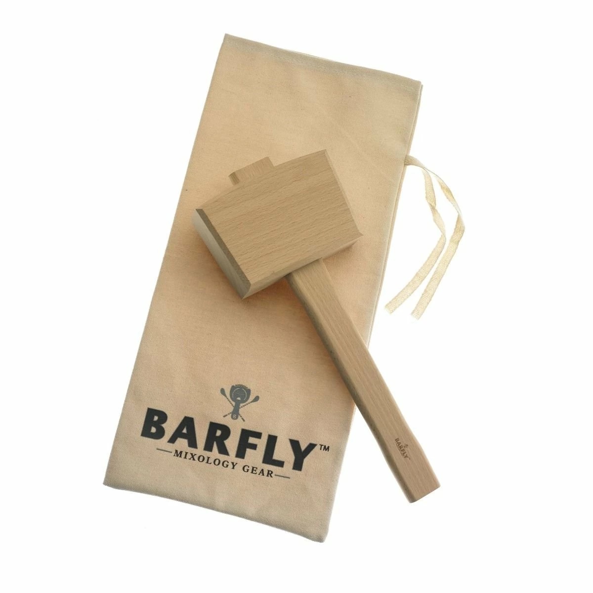 Mercer Barfly Lewis Bag & Wood Mallet Set 2 Mercer Barfly Lewis Bag & Wood Mallet Set - Image 2
