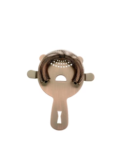 Mercer Barfly 4 Prong Heavy-Duty Spring Bar Strainer | Antique Copper