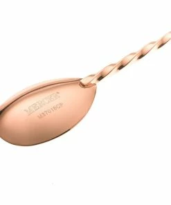 Mercer Barfly 15.75" Bar Spoon With Muddler | Copper Plated -Cheap Dinnerware Store mercer barfly 11.8in copper plated bar spoon with muddler m37018cp image4 1
