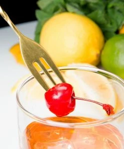 Mercer Barfly 15.75" Bar Spoon With Fork | Gold Plated 10 Mercer Barfly 15.75" Bar Spoon With Fork | Gold Plated -Cheap Dinnerware Store mercer barfly gold plated bar spoon with fork spearingimage 1