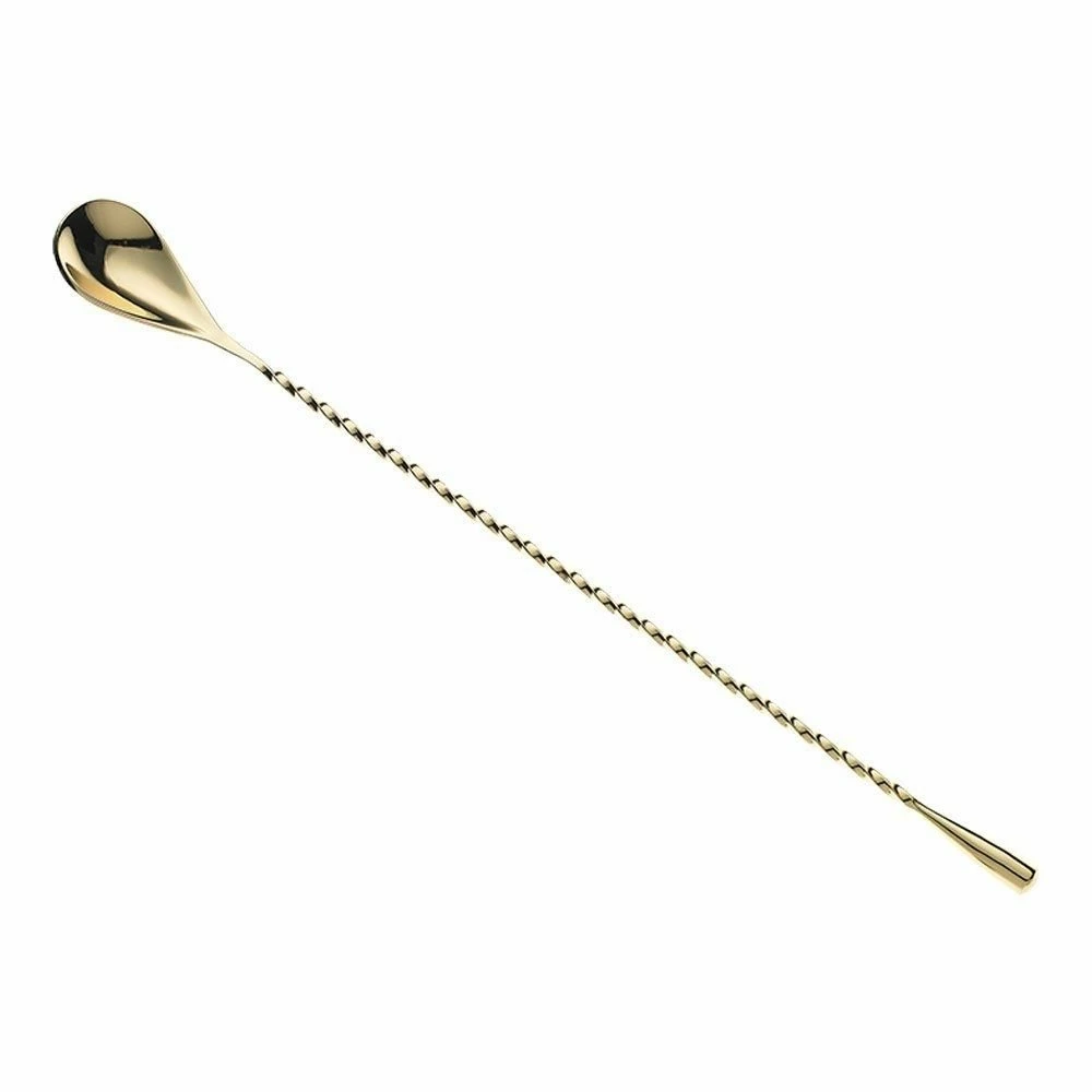 Mercer Barfly 11.8" Classic Bar Spoon | Gold Plated 1 Mercer Barfly 11.8" Classic Bar Spoon | Gold Plated