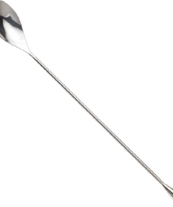 Mercer Barfly 12" Angled Bar Spoon Solid Shaft | Stainless Steel