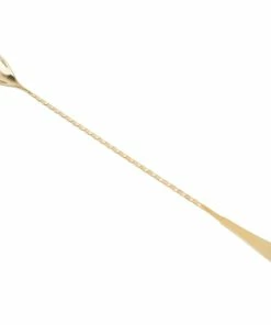 Mercer Barfly 13.2" Japanese-Style Bar Spoon | Gold Plated