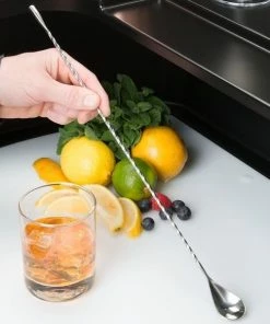 Mercer Barfly 15.75" Classic Bar Spoon | Stainless Steel 11 Mercer Barfly 15.75" Classic Bar Spoon | Stainless Steel -Cheap Dinnerware Store mercer barfly 15.75 stainless steel classic teardrop bar spoon m37013 length