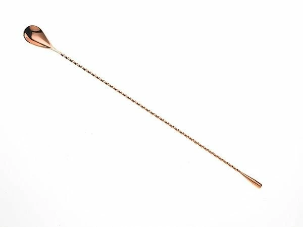 Mercer Barfly 15.75" Classic Bar Spoon | Copper Plated 1 Mercer Barfly 15.75" Classic Bar Spoon | Copper Plated
