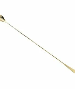 Mercer Barfly 17.1" Japanese-Style Bar Spoon | Gold Plated