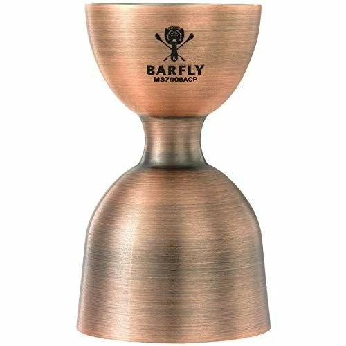 Mercer Barfly 1oz X 2oz Bell Style Jigger | Antique Copper 1 Mercer Barfly 1oz X 2oz Bell Style Jigger | Antique Copper