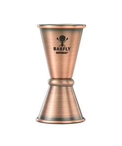 Mercer Barfly 0.5oz X 0.75oz Japanese Style Jigger | Antique Copper