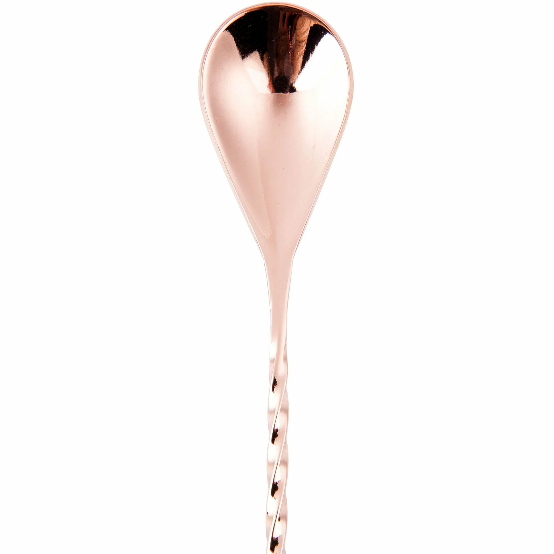 Mercer Barfly 15.75" Classic Bar Spoon | Copper Plated 3 Mercer Barfly 15.75" Classic Bar Spoon | Copper Plated - Image 3