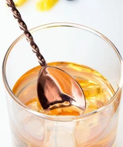 Mercer Barfly 15.75" Classic Bar Spoon | Copper Plated 10 Mercer Barfly 15.75" Classic Bar Spoon | Copper Plated -Cheap Dinnerware Store mercer barfly copper plated classic teardrop bar spoon stirring 1