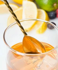 Mercer Barfly 13.2" Japanese-Style Bar Spoon | Gold Plated 10 Mercer Barfly 13.2" Japanese-Style Bar Spoon | Gold Plated -Cheap Dinnerware Store mercer barfly gold plated japanese style bar spoon stirring