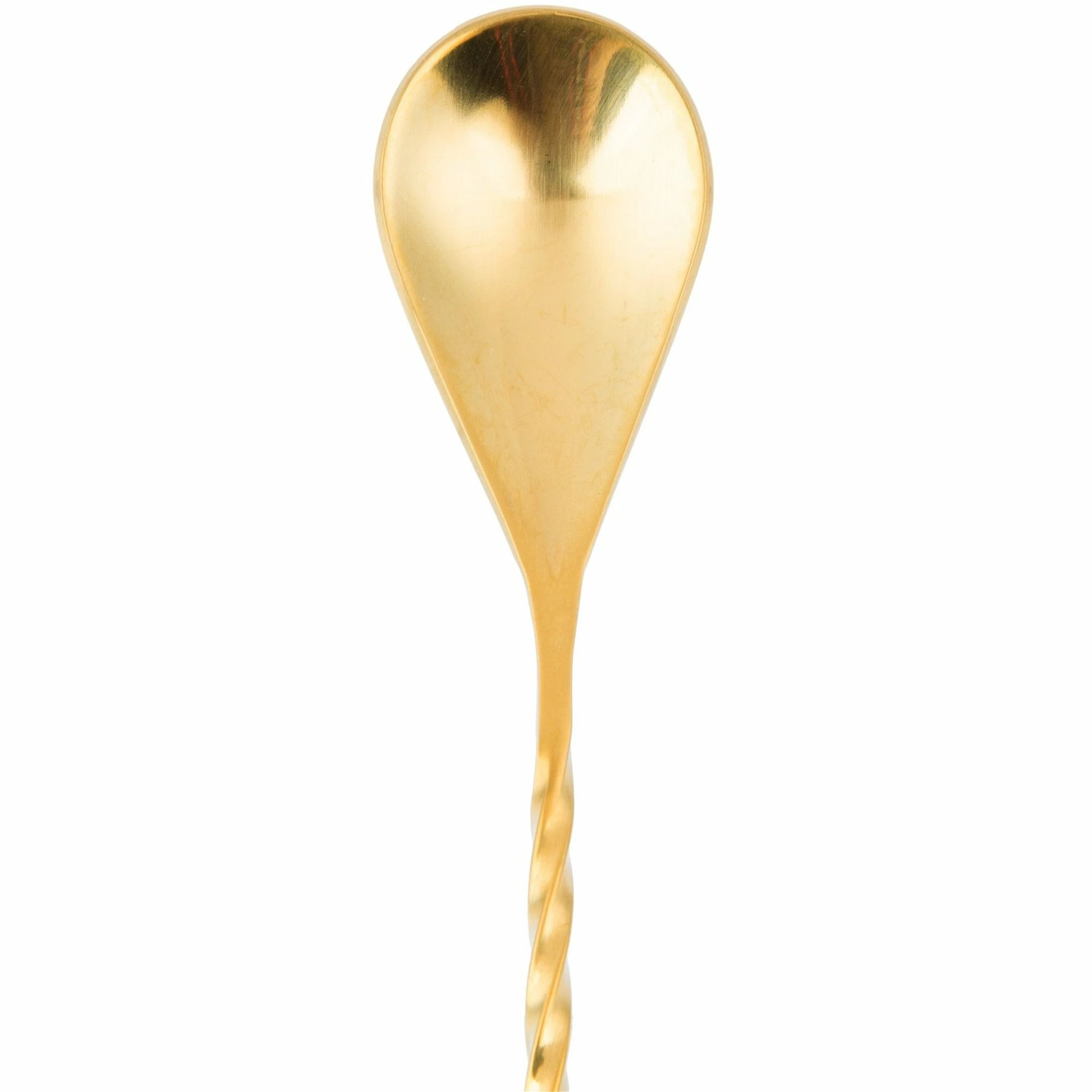 Mercer Barfly 15.75" Classic Bar Spoon | Gold Plated 3 Mercer Barfly 15.75" Classic Bar Spoon | Gold Plated - Image 3