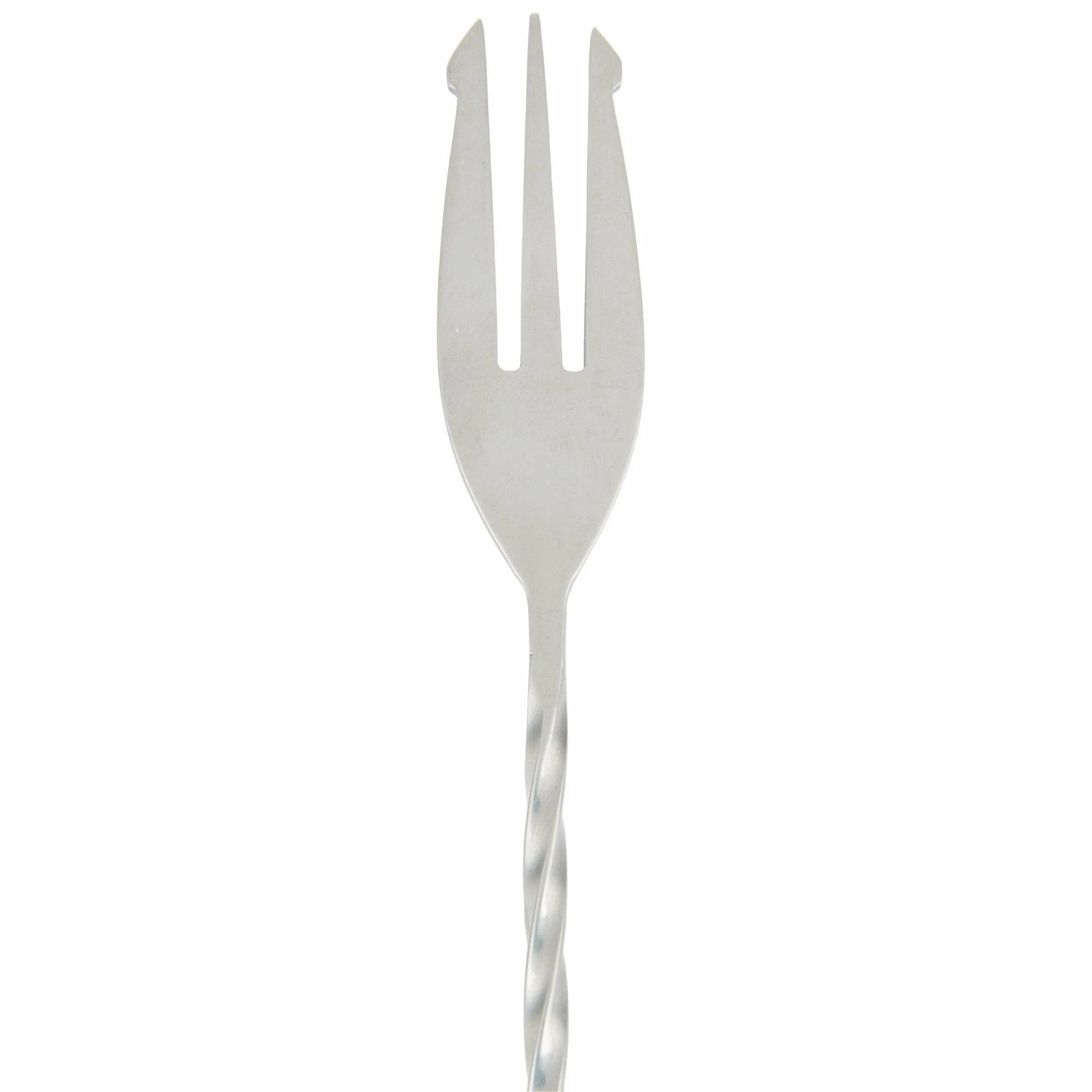 Mercer Barfly 19.6" Bar Spoon With Fork | Stainless Steel 2 Mercer Barfly 19.6" Bar Spoon With Fork | Stainless Steel - Image 2