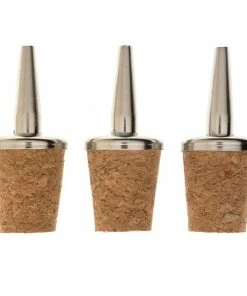 Mercer Barfly Stainless Steel Dasher Tops - Set Of 3
