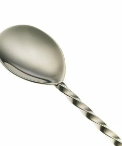 Mercer Barfly 15.75" Bar Spoon With Muddler | Stainless Steel 6 Mercer Barfly 15.75" Bar Spoon With Muddler | Stainless Steel -Cheap Dinnerware Store mercerbarfly.11.8in.stainlesssteelbarspoonwithmuddler.m37018.bowlend 1