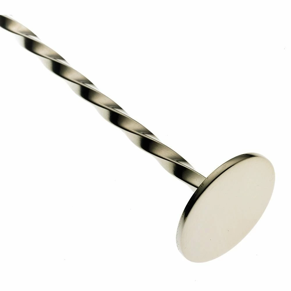 Mercer Barfly 15.75" Bar Spoon With Muddler | Stainless Steel 2 Mercer Barfly 15.75" Bar Spoon With Muddler | Stainless Steel - Image 2