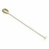 Mercer Barfly 11.8" Bar Spoon With Muddler | Gold Plated