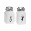 Mosser Glass Monogram Salt & Pepper Set | Milk