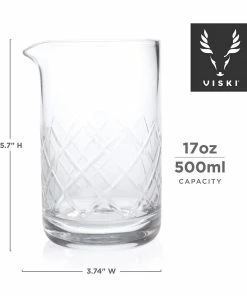 Viski® Professional Lead-Free Crystal Mixing Glass -Cheap Dinnerware Store mixglass3