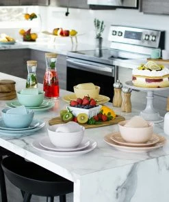 Everything Kitchens Modern Colorful Neutrals - Rippled 6" Bowls (Set Of 4) - Glazed | Light Green 9 Everything Kitchens Modern Colorful Neutrals - Rippled 6" Bowls (Set Of 4) - Glazed | Light Green -Cheap Dinnerware Store modern ripple glazed squares 0002 ek modern ripple lifestyles glazed 3106 1 1