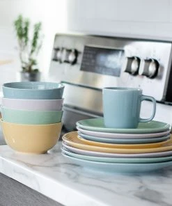 Everything Kitchens Modern Colorful Neutrals - Rippled 6" Bowls (Set Of 4) - Glazed | Light Green 8 Everything Kitchens Modern Colorful Neutrals - Rippled 6" Bowls (Set Of 4) - Glazed | Light Green -Cheap Dinnerware Store modern ripple glazed squares 0006 dsc0094 3