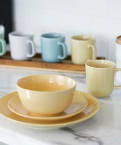 Everything Kitchens Modern Colorful Neutrals - Rippled 8" Side Plates (Set Of 4) - Glazed | Butter Yellow 8 Everything Kitchens Modern Colorful Neutrals - Rippled 8" Side Plates (Set Of 4) - Glazed | Butter Yellow -Cheap Dinnerware Store modern ripple glazed squares 0010 dsc0083 2