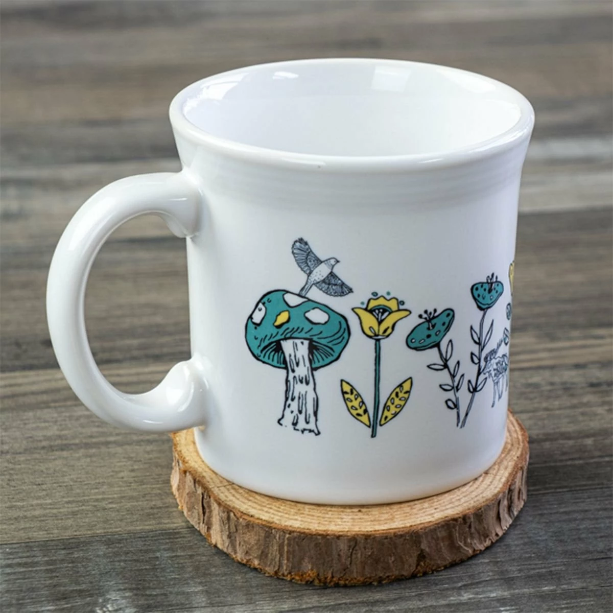 Fiesta® 12oz Java Mug | Nordic Woodland (White) 5 Fiesta® 12oz Java Mug | Nordic Woodland (White) - Image 5
