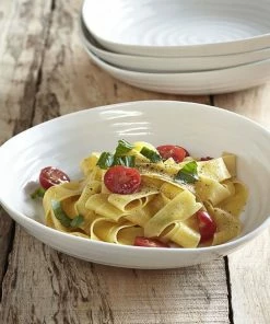 Portmeirion Sophie Conran 9" Pasta Bowl | White 6 Portmeirion Sophie Conran 9" Pasta Bowl | White -Cheap Dinnerware Store pasta bowls set of 4