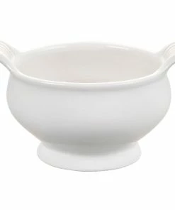 Le Creuset 20oz Heritage Soup Bowl | White