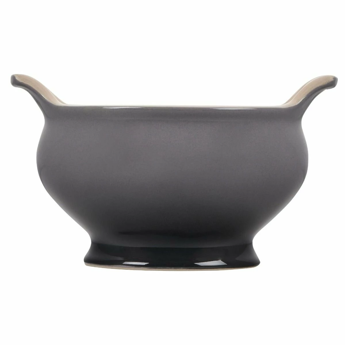 Le Creuset 20oz Heritage Soup Bowl | Oyster Grey 2 Le Creuset 20oz Heritage Soup Bowl | Oyster Grey - Image 2