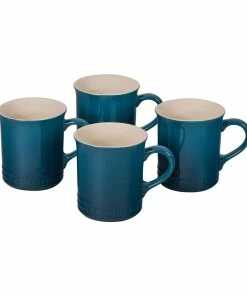 Le Creuset 14oz Mugs (Set Of 4) | Deep Teal