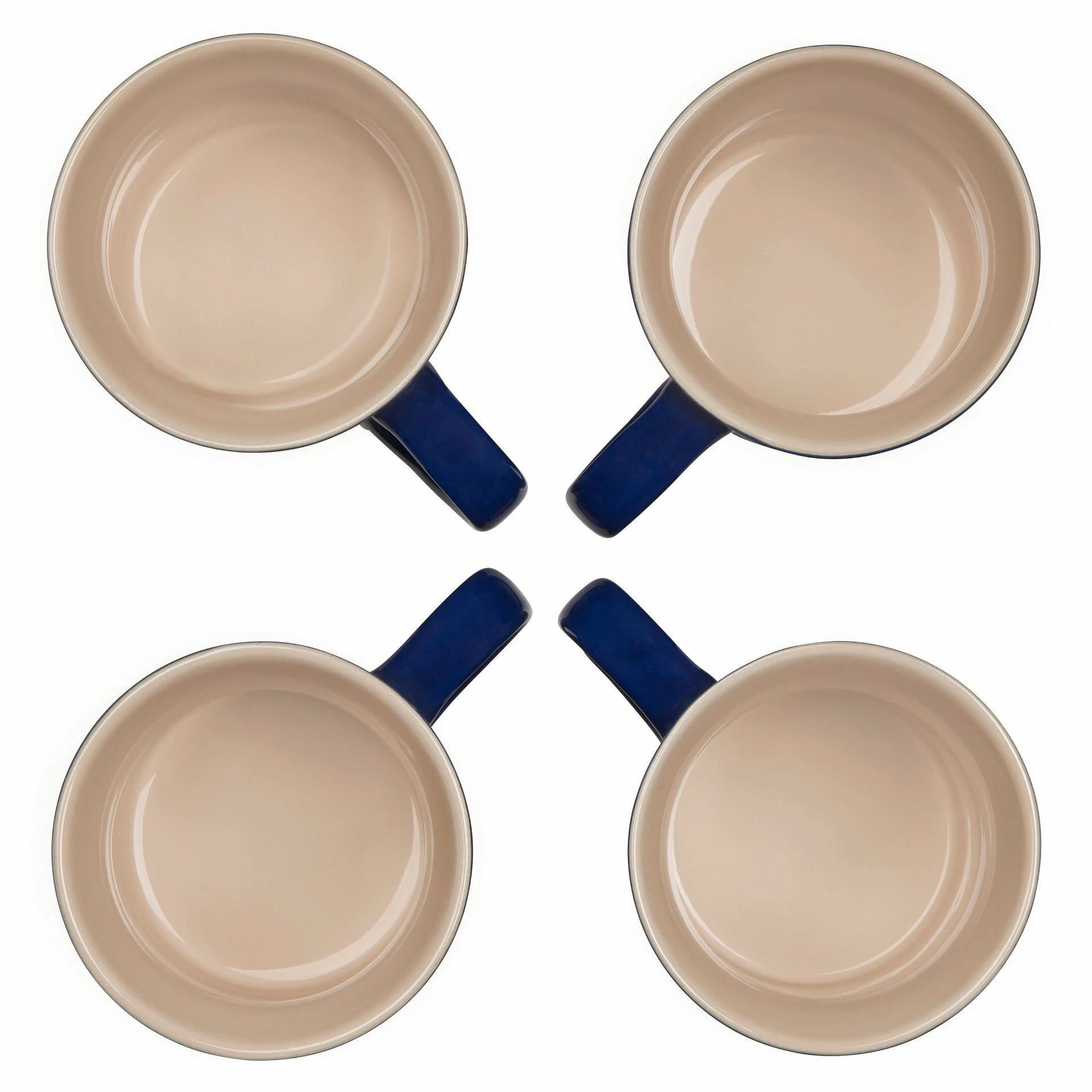 Le Creuset 14oz Mugs (Set Of 4) | Indigo Blue 3 Le Creuset 14oz Mugs (Set Of 4) | Indigo Blue - Image 3