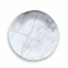 TarHong Melamine Tabletop 8.5" Round Salad Plate | Carrara Marble