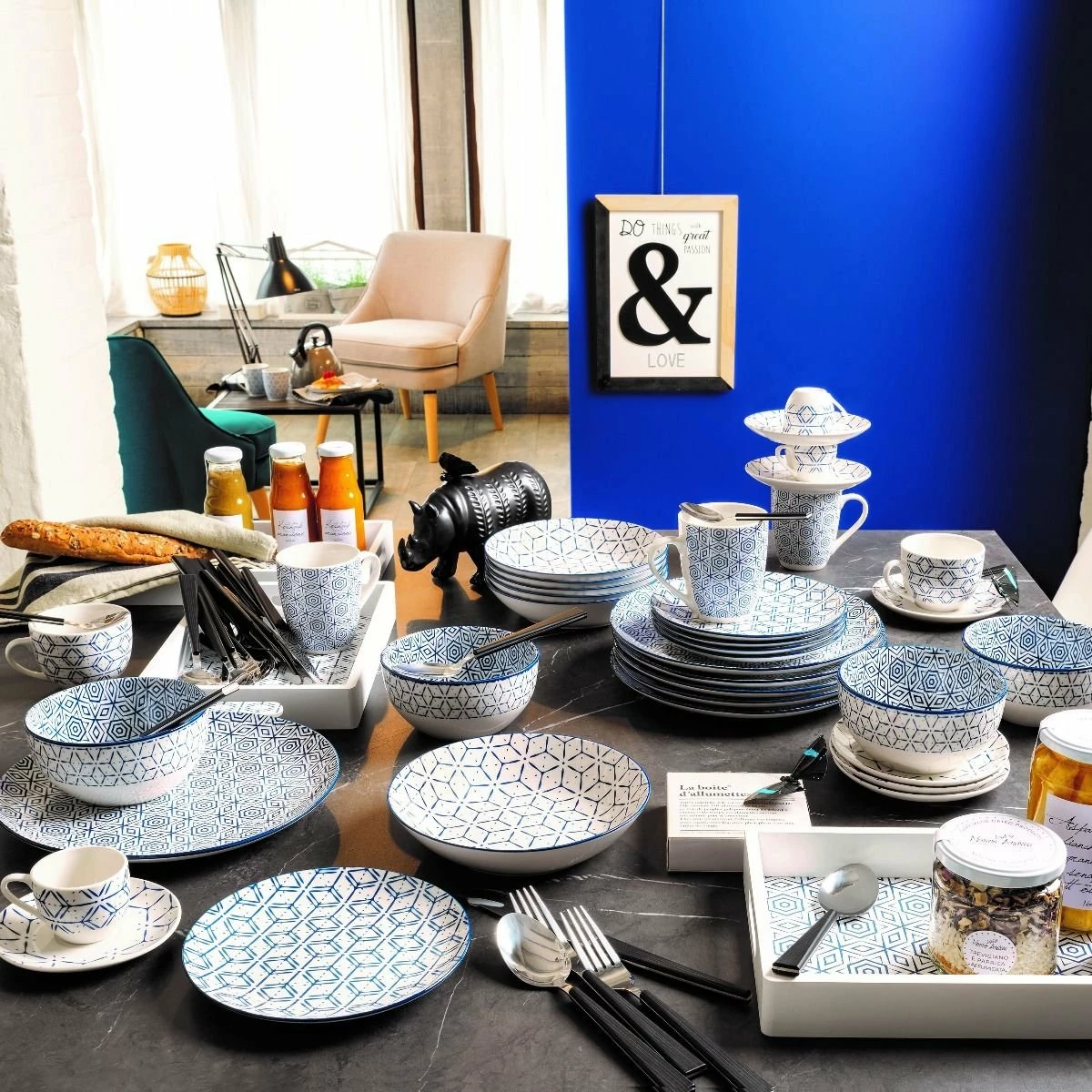 Tognana Metropolis Collection 18-piece Dinnerware Set | Down Town 3 Tognana Metropolis Collection 18-piece Dinnerware Set | Down Town - Image 3