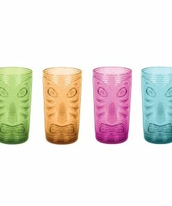 TarHong Tiki 22.5oz Jumbo Tumblers - Set Of 4