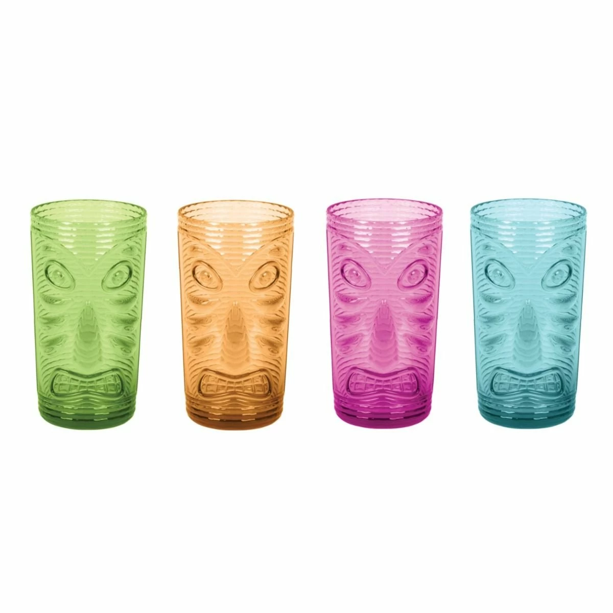 TarHong Tiki 22.5oz Jumbo Tumblers - Set Of 4 1 TarHong Tiki 22.5oz Jumbo Tumblers - Set Of 4