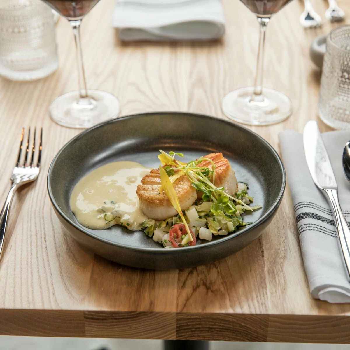 Fortessa Sound Forest 8.5" Coupe Pasta Bowl | Green 2 Fortessa Sound Forest 8.5" Coupe Pasta Bowl | Green - Image 2