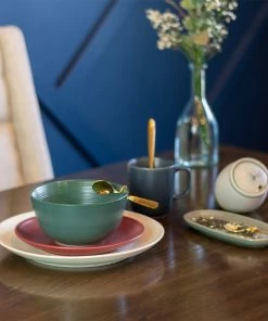 Everything Kitchens Modern Colorful Neutrals - Rippled 6" Bowls (Set Of 4) - Matte | Green -Cheap Dinnerware Store rippled lifestyle squares 0026 dsc0040 1