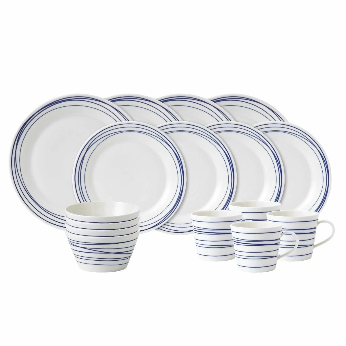Royal Doulton Pacific Lines 16 Piece Dinnerware Set 1 Royal Doulton Pacific Lines 16 Piece Dinnerware Set