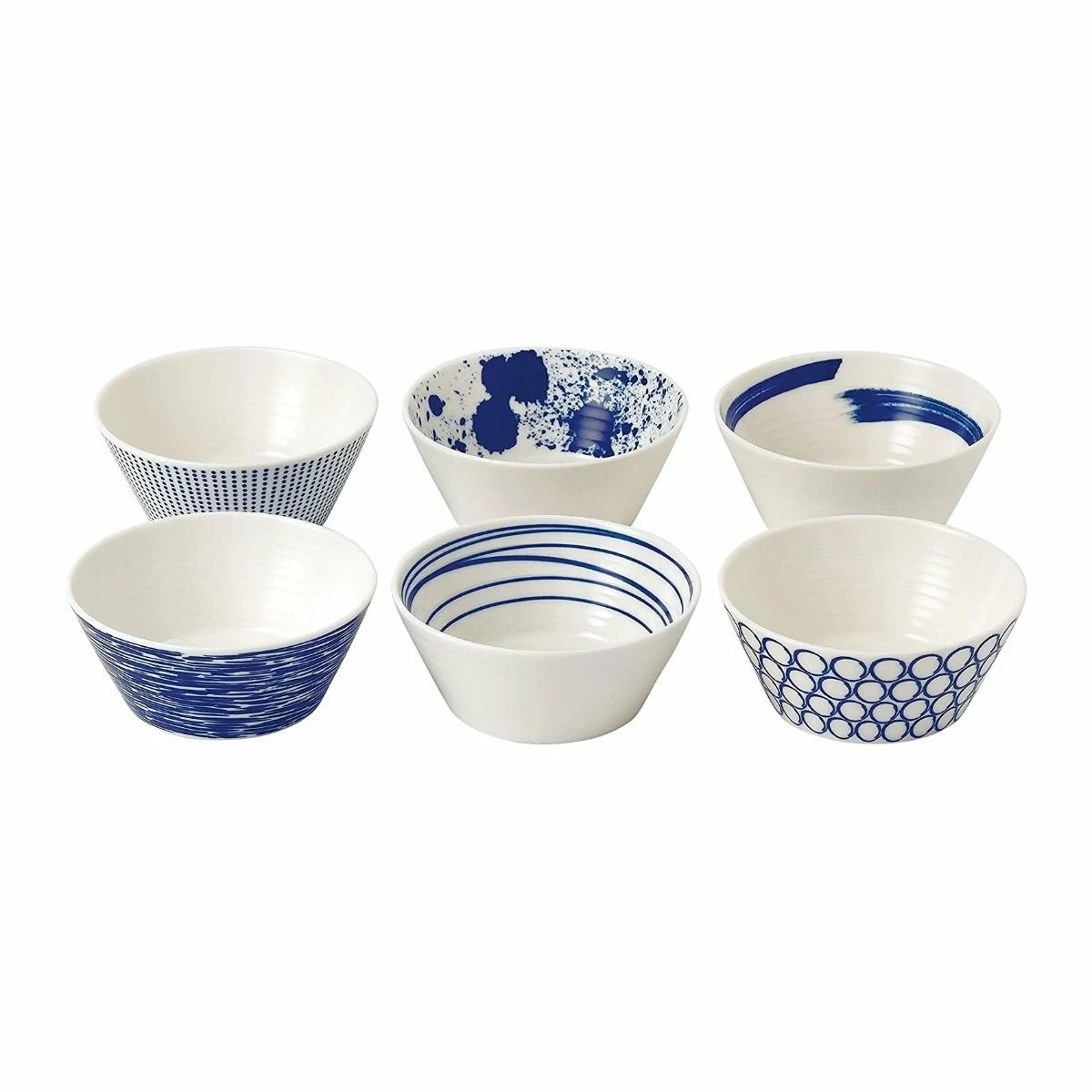 Royal Doulton Tapas Bowls (Set Of 6) | Pacific Blue 1 Royal Doulton Tapas Bowls (Set Of 6) | Pacific Blue
