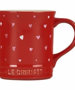 Le Creuset L'Amour Collection 14oz Mug With Heart Applique | Cerise 9 Le Creuset L'Amour Collection 14oz Mug With Heart Applique | Cerise -Cheap Dinnerware Store rs17985 pg90033al 0067 2