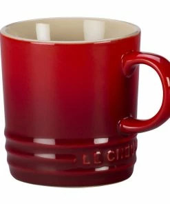 Le Creuset 3oz Demitasse Cup/Espresso Mug | Cerise/Cherry Red