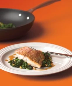 Le Creuset 8.5" Salad Plates - Set Of 4 | White -Cheap Dinnerware Store rs6891 dsc 2550 cc