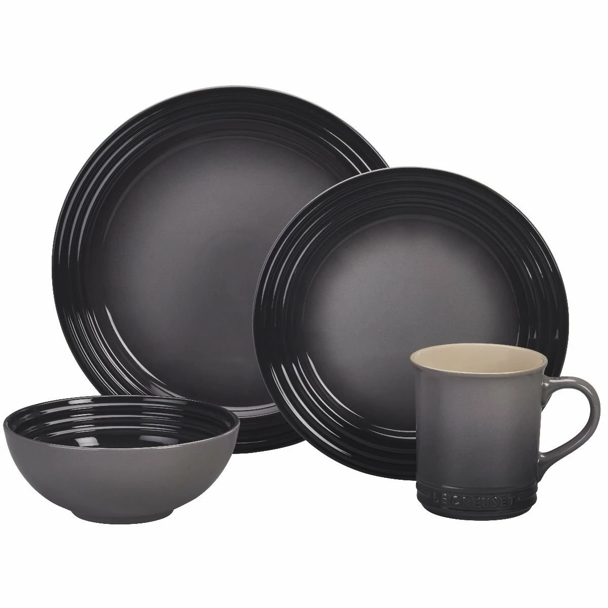 Le Creuset 16-Piece Dinnerware Set | Oyster Grey 1 Le Creuset 16-Piece Dinnerware Set | Oyster Grey