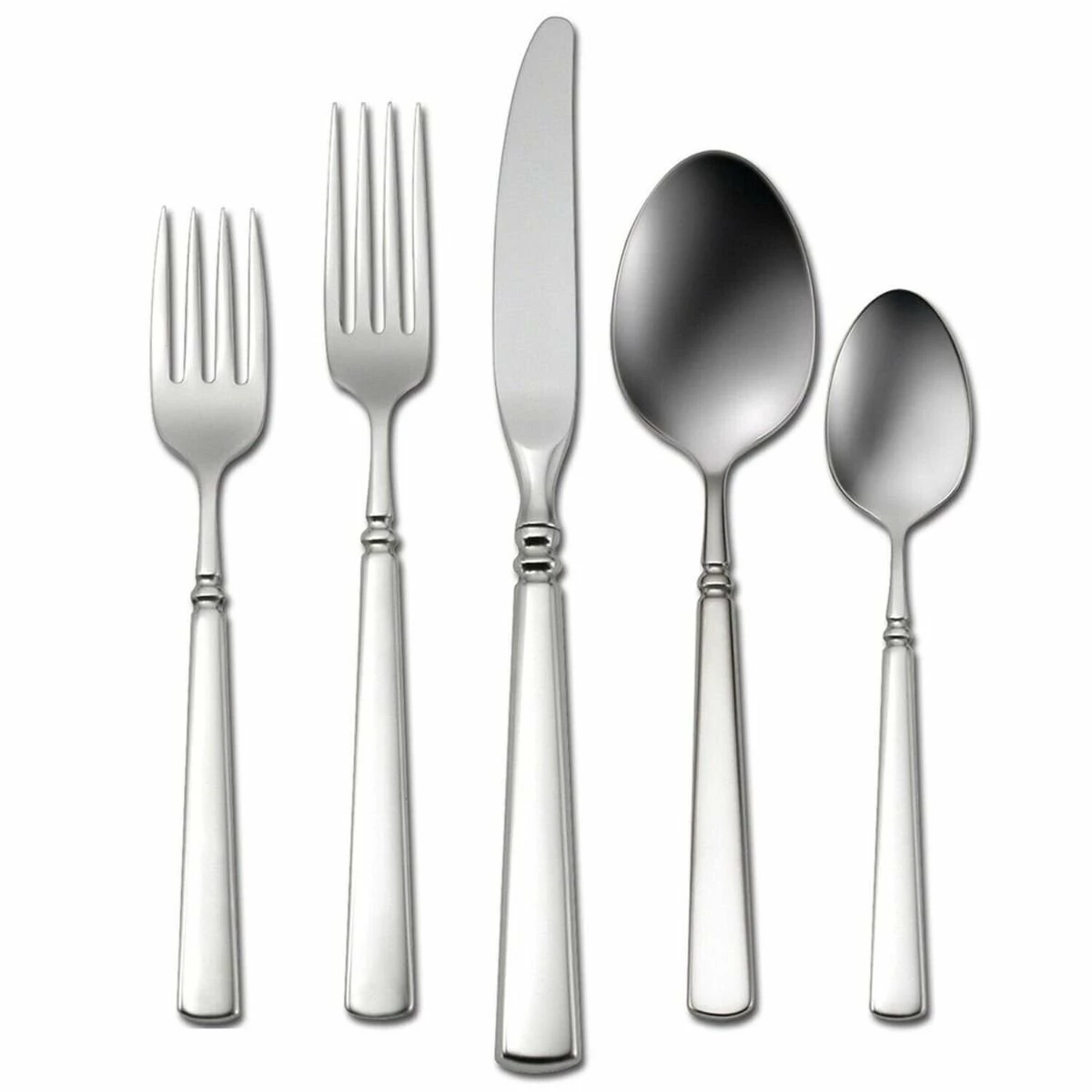 Oneida 18/10 Stainless Steel 5-Piece Flatware Set | Easton 1 Oneida 18/10 Stainless Steel 5-Piece Flatware Set | Easton