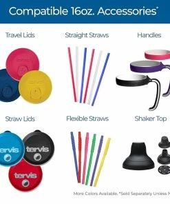 Tervis® 16oz Double-Walled Insulated Tumbler With Lid | Fiesta® Stripes - Sunny 8 Tervis® 16oz Double-Walled Insulated Tumbler With Lid | Fiesta® Stripes - Sunny -Cheap Dinnerware Store skulltumbler4 1 2