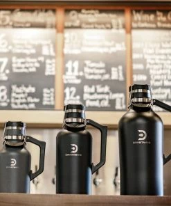 DrinkTanks 64oz Craft Growler | Obsidian -Cheap Dinnerware Store slate32 obd64 obd128